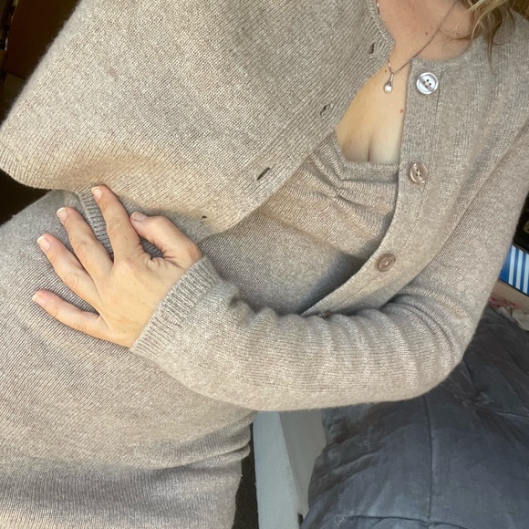 Reformation Cashmere Tank Dress and Cardigan - Picture 5 of 5